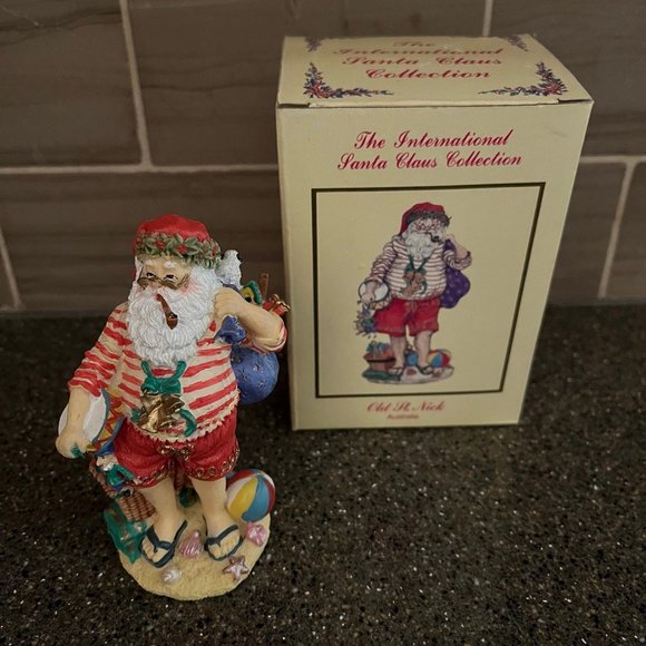 Vtg Old St. Nick Australia figurine w/ box - Picture 1 of 6